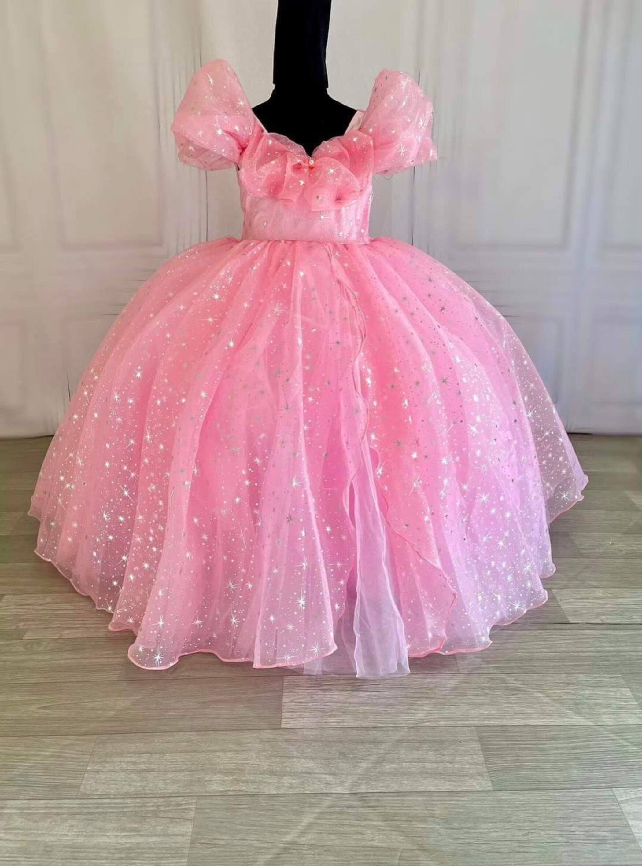 Glinda the Good Witch Inspired Tutu Dress Costume Wizard of Oz pic image