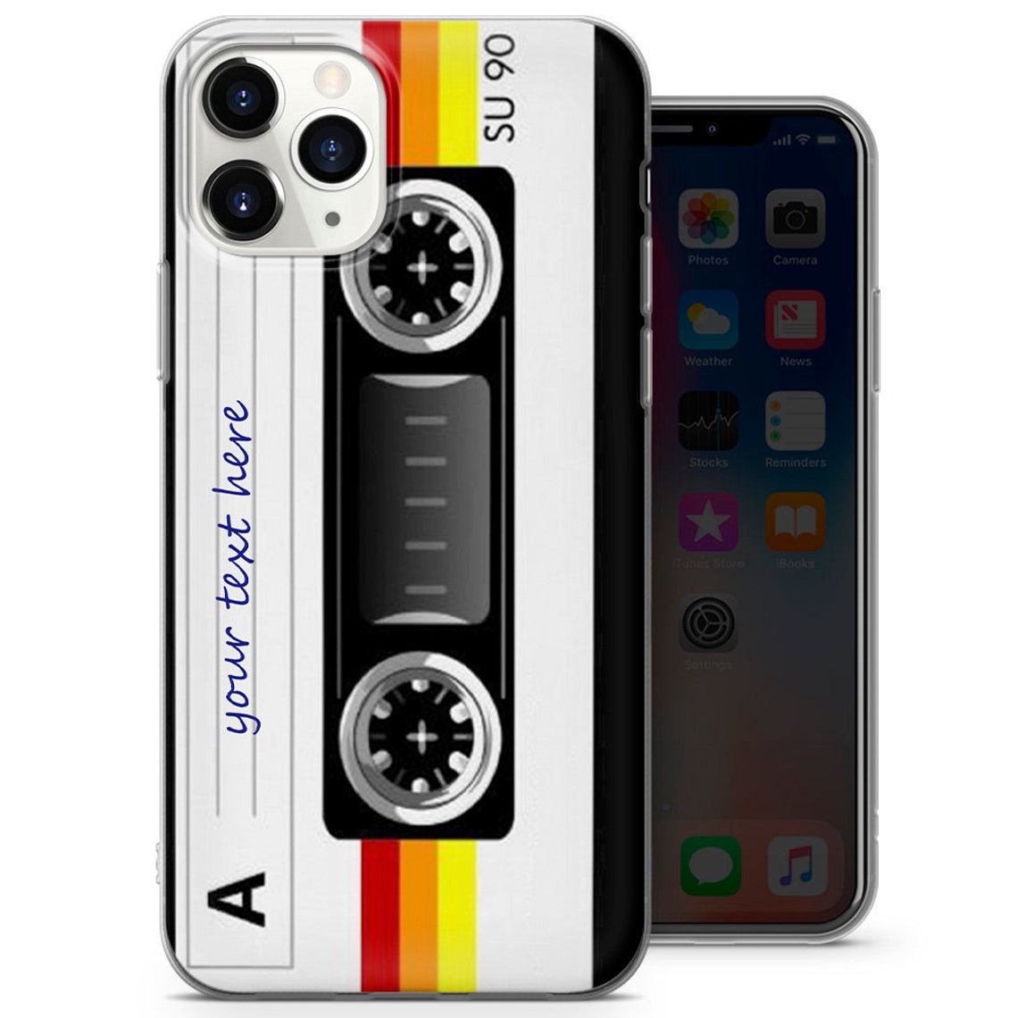 Custom Cassette Tape Phone Case fit for iPhone 12 Pro iPhone Etsy