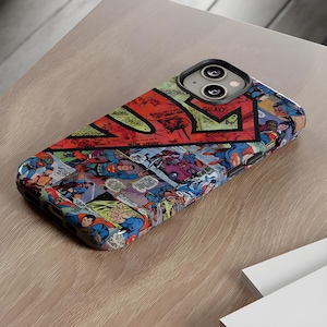 DC Comics Phone Case Superhero Villain Cover fit for iPhone 16 Pro Max, 15 Plus, 14, 13, 12, 11 & Samsung S24, S23, A55, Pixel 9 Pro, 8, 7
