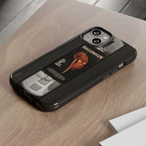 Horror Handyhülle Vhs Spooky Halloween passend für iPhone 16 Pro Max, 15 Plus, 14, 13, 12, 11, Samsung S24, S23, A55, Pixel 9, 8, 7 Pro