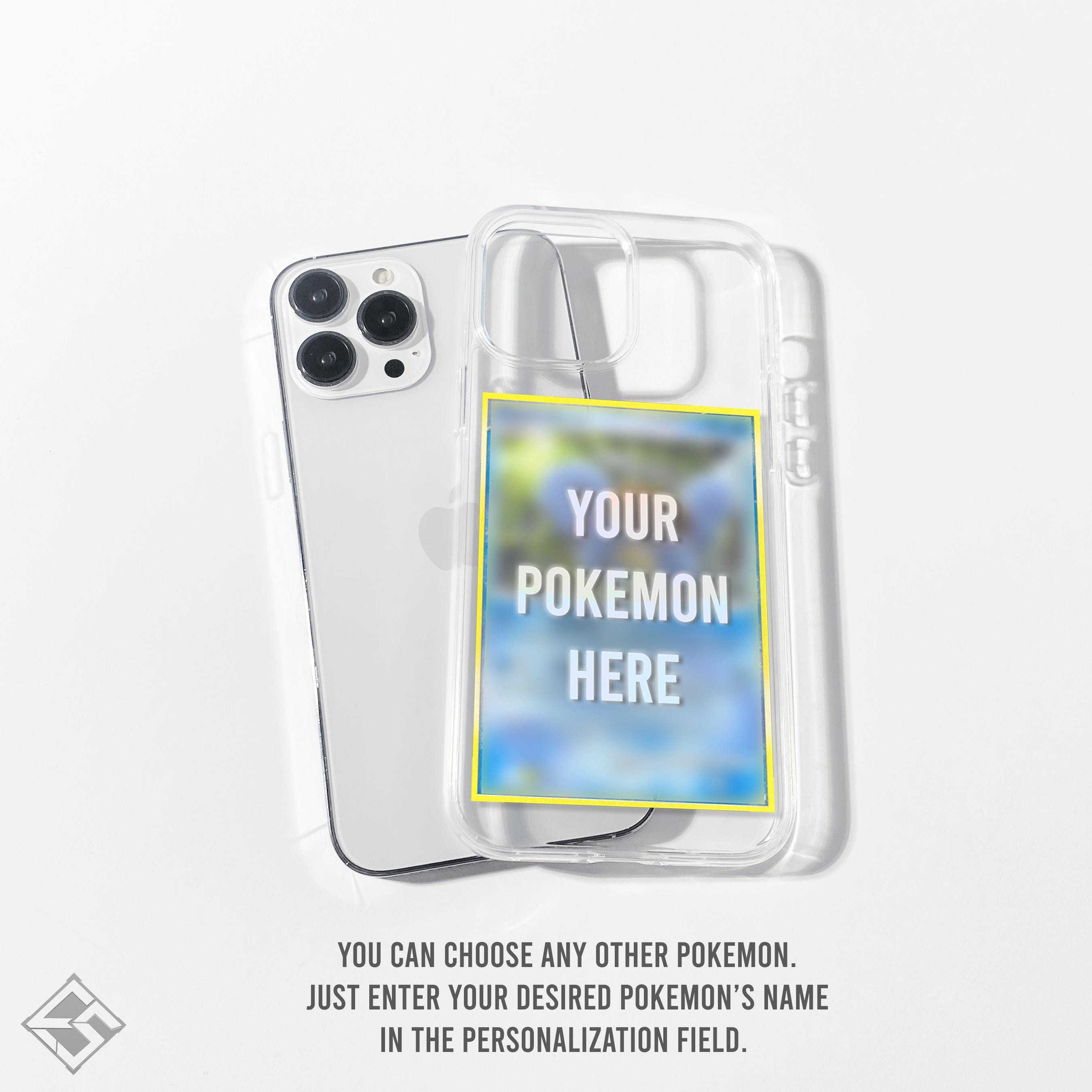 Pokemon Card Phone Case Pikachu Cover Fit for iPhone 16 Pro