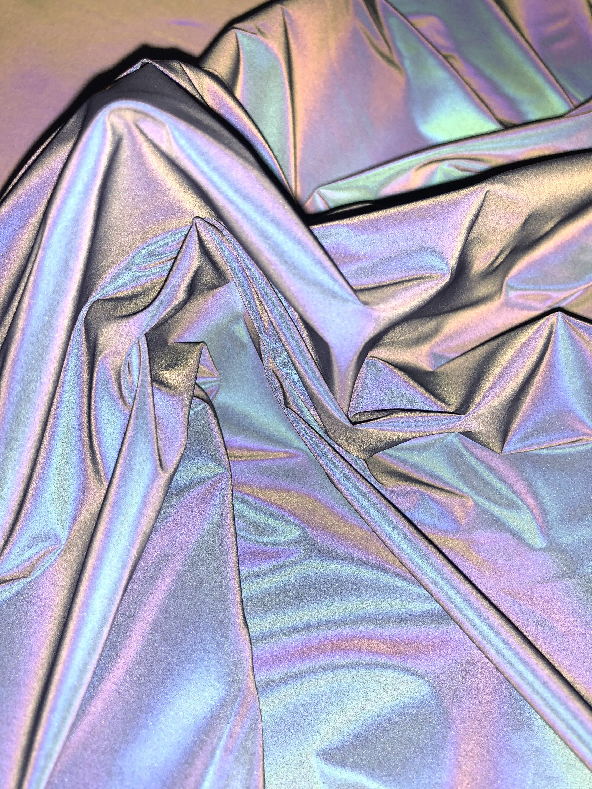 Reflective Fabric Reflective Nylon Purple 100 nylon Etsy