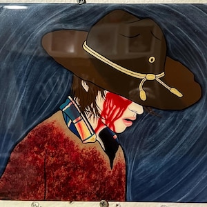 Carl TWD painting