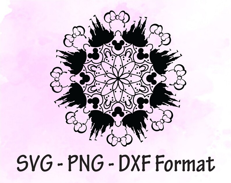 Download Disney Mickey Minnie Mandala Svg Mickey Mouse Svgminnie Etsy PSD Mockup Templates