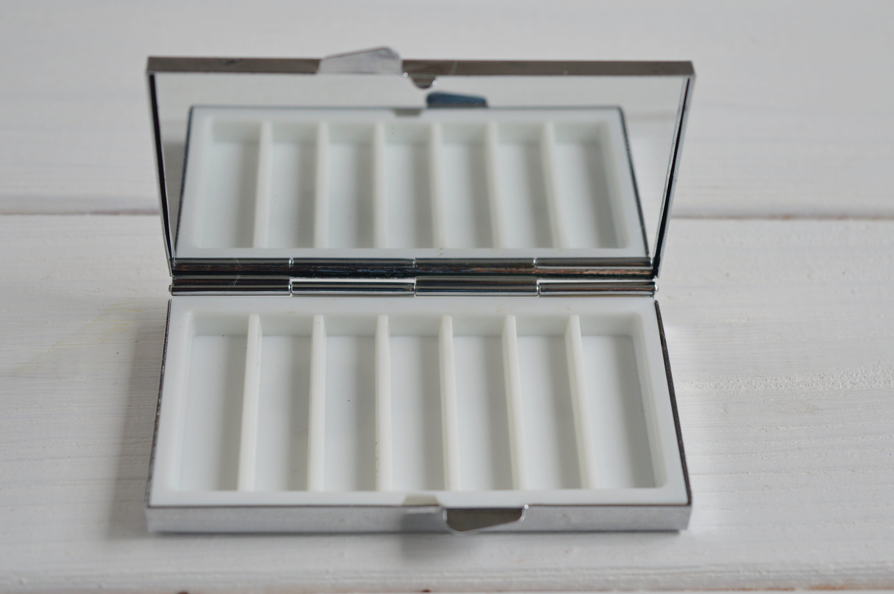 Real Flower Pill Box Weekly Pill Box 7 Days Pocket Pill Case Etsy