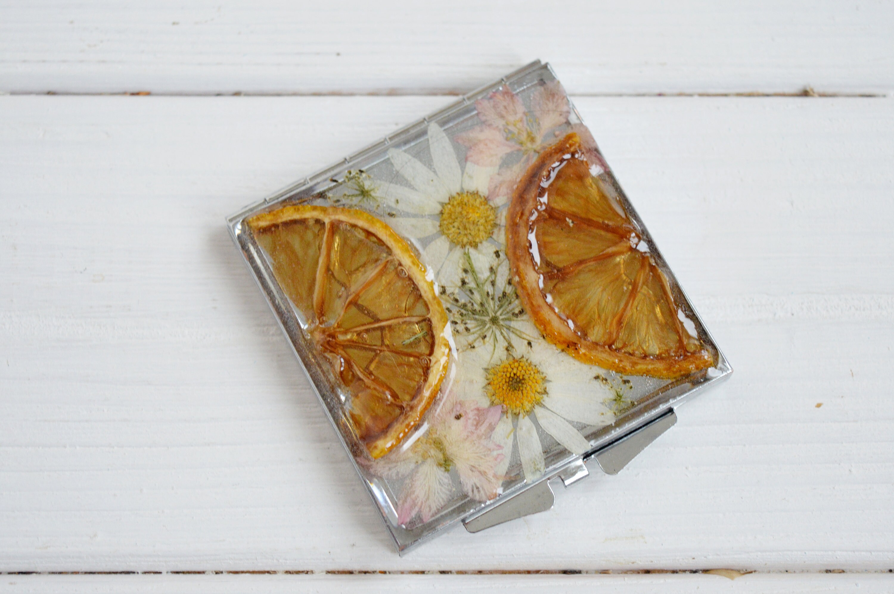 Cute pill case birth control small pill box organize 4 day Etsy