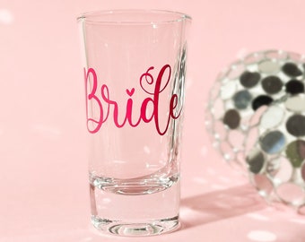 Bride Shot Glass - Personalized Wedding Favors and Gifts for the Bride