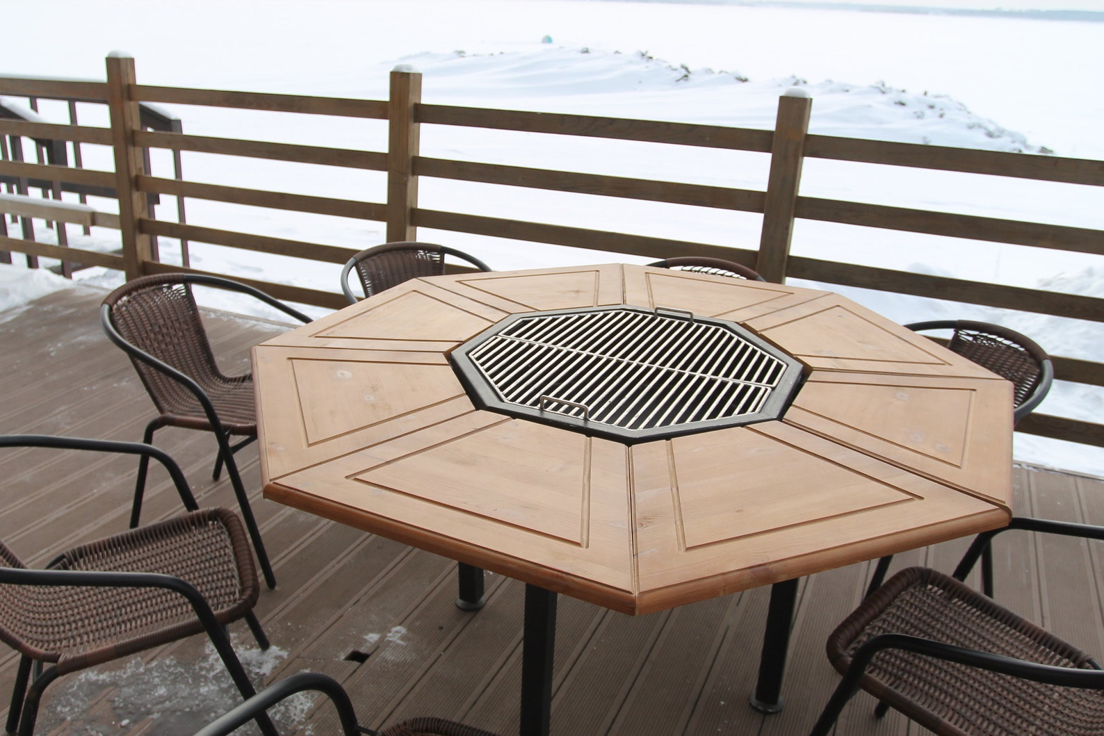 BBQ outdoor grill table patio BBQ table yard design grill Etsy