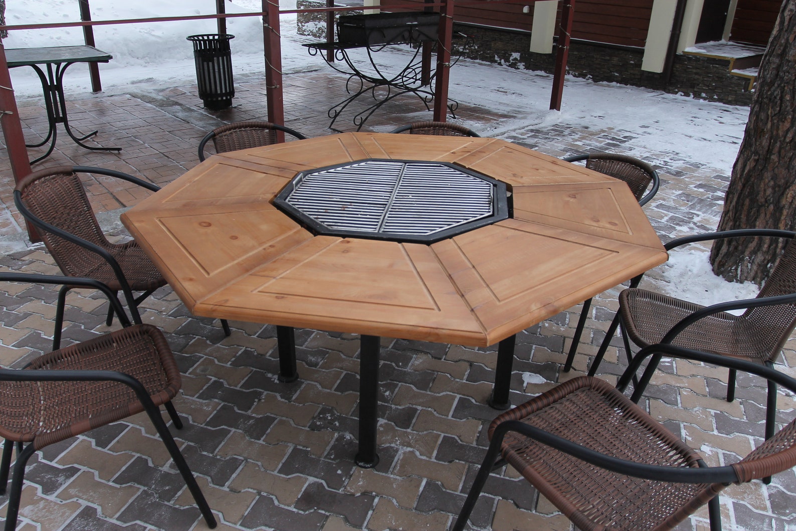 BBQ Terrasse BBQ Tisch HofDesign Etsy