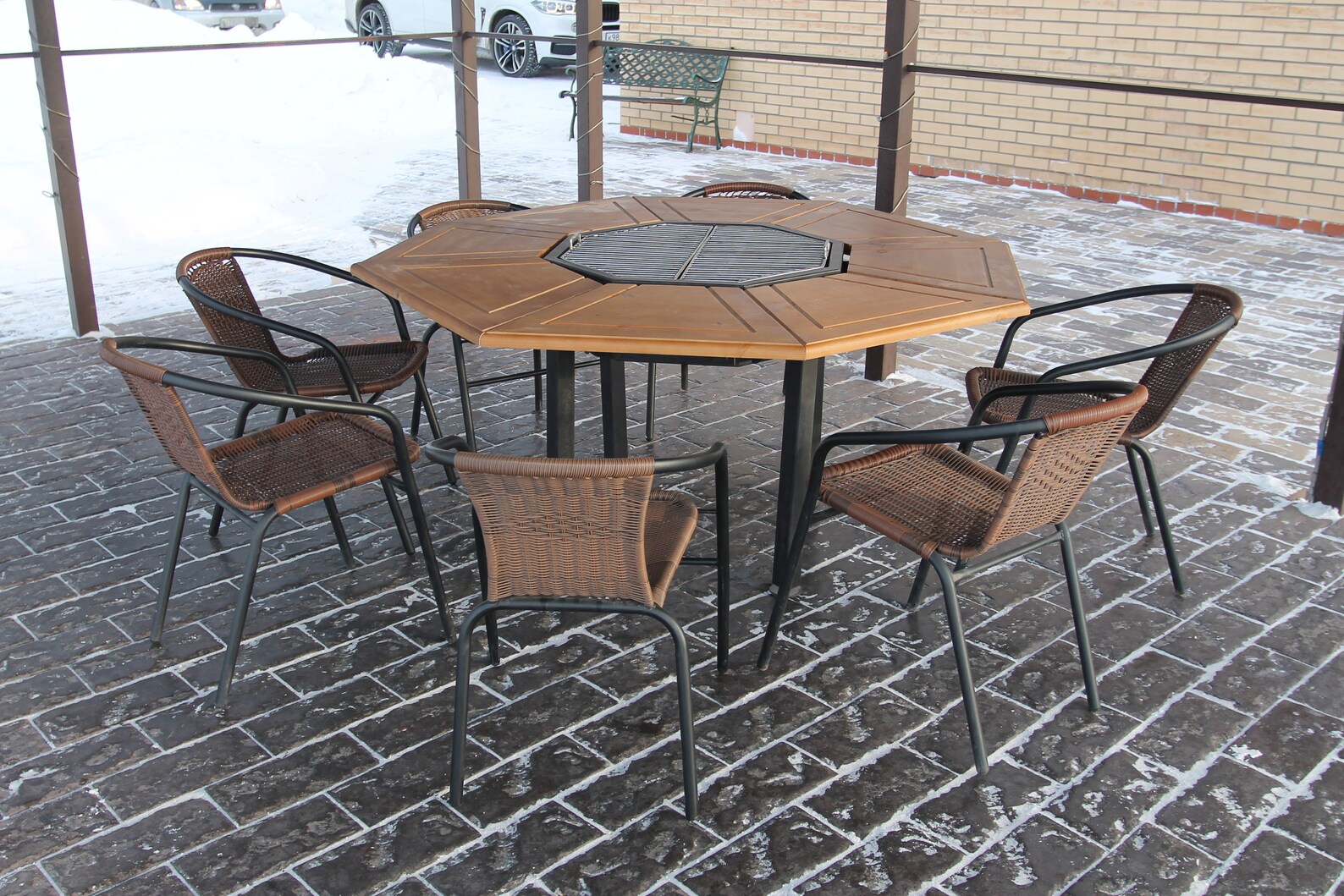 BBQ table Charcoal grill Outdoor grill BBQ Shish kebab Grill Etsy