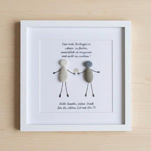Steinbild · Abschied Kollegin Geschenk · Freundschaft · Dankeschön Präsent zum Abschied Jobwechsel Ruhestand · personalisierbar · STB-212