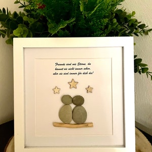 Friends are like stars stone picture | Gift |Friends | Easter|Birthday
