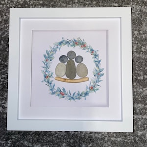 Familie Kranz Steinbild, Geschenk, Freunde, Weihnachten, Geburtstag, STB-318