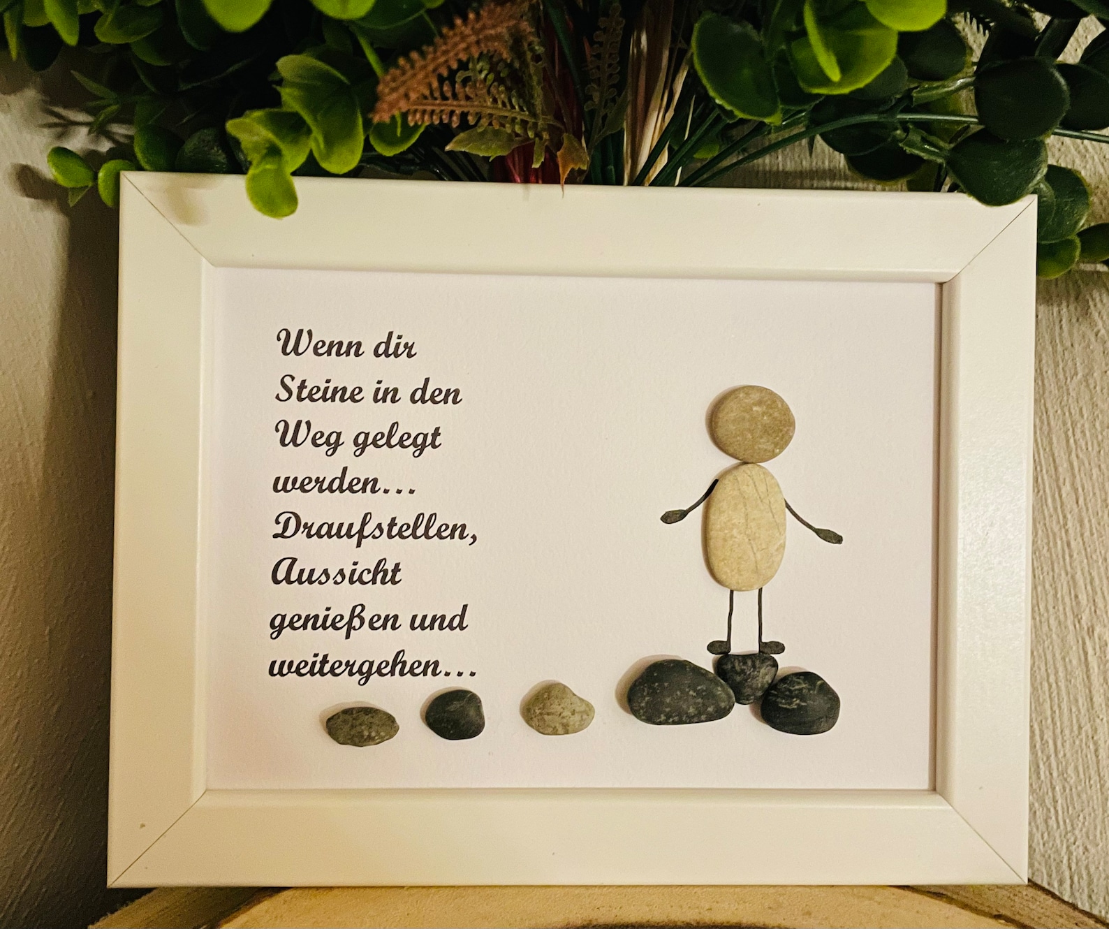 Steinbild WeisheitenSprüche DekorationMotivation Geschenk Etsy.de