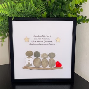 Manchmal bist du in unseren Träumen, personalisierbar, Liebe, Trauer, Geschenk, Weihnachten, Dekoration, Andenken, STB-8