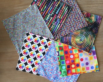 Handkerchiefs, Handmade, Microfiber Back, Every Day Carry, Eyeglass and Device Cleaning Cloth