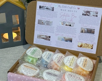 Scented Wax Melts Selection Box, Home, Laundry, Spa Scents