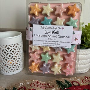 Christmas Wax Melt Advent Calendar, 24 Wax Melts, Countdown to Christmas