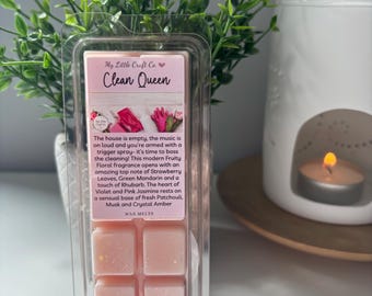 Clean Queen Scent Snap Bar – Soy Wax Melts - Home Fragrance
