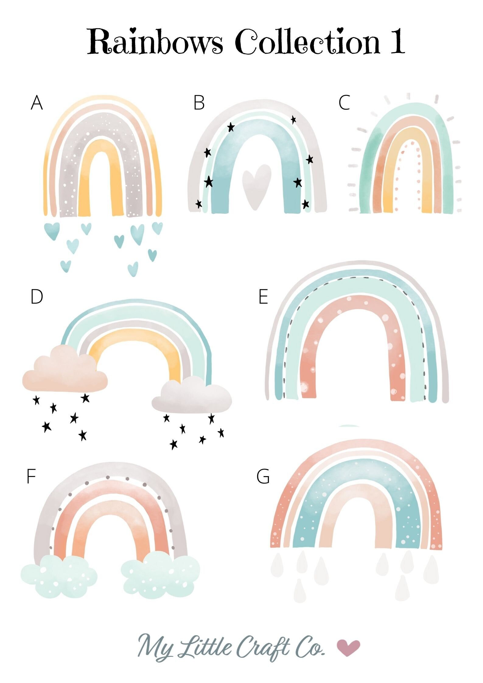 Transparent Waterproof Vinyl Stickers Construction Collection 1 ...