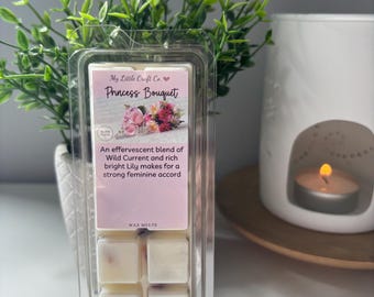 Princess Bouquet Scent Snap Bar – Soy Wax Melts - Home Fragrance