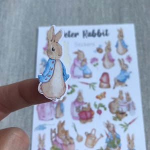 Mini adesivi - Peter Rabbit - Adesivi per progetti - Adesivi per diario - Adesivi per planner