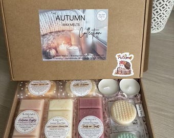 Autumn Scented Soy Wax Melts Box, Vegan Friendly