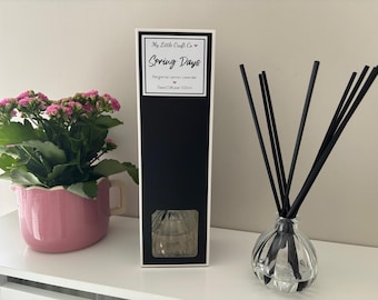 Luxury Reed Diffuser, Home Fragrance, Black Reeds (100ml)