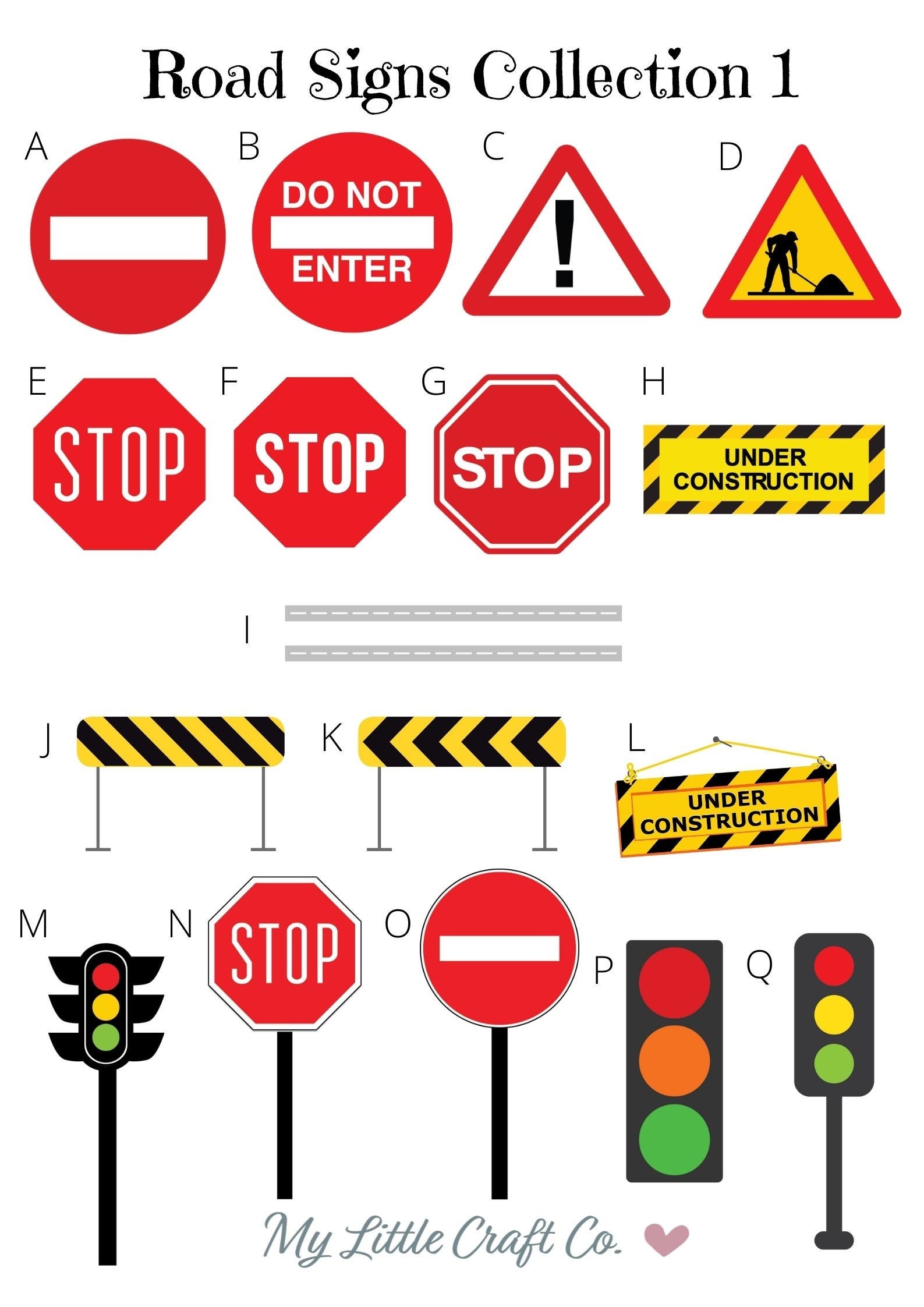 Stickers Road Signs Transparent or White Waterproof - Etsy