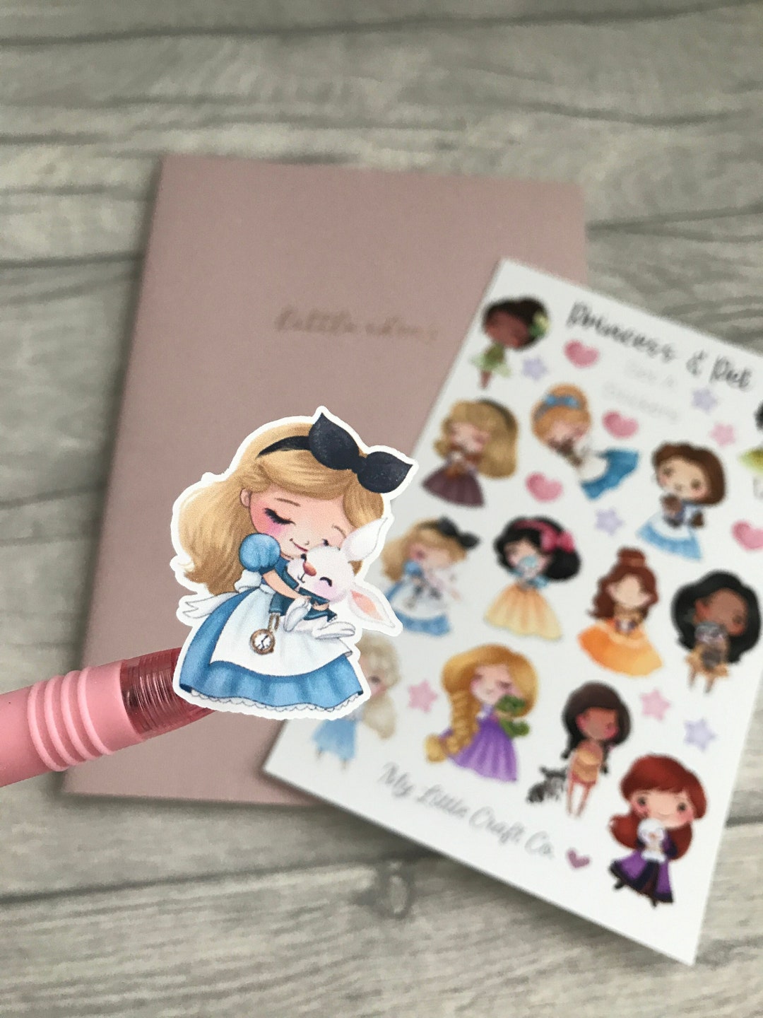 Mini Stickers, Princess & Pet Set A, Project Stickers, Journal Stickers ...