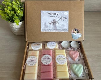 Winter Scented Soy Wax Melts Box, Vegan Friendly