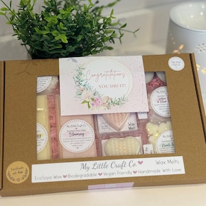 Caja de regalo de felicitaciones, cesta de ceras fundidas, regalo, ceras fundidas con aroma intenso, regalo para buzón, ceras fundidas, decoración del hogar, para ella, corazones, barra de Snap