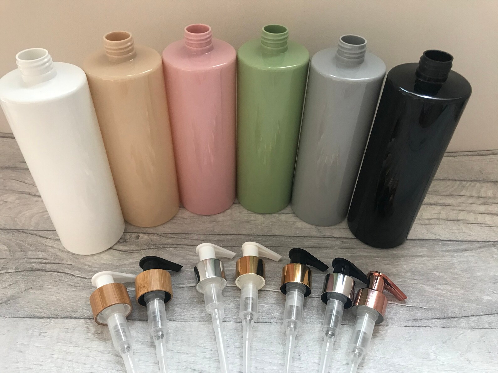 Reusable 500ml PVC Bathroom Bottle with Pump Blank Etsy