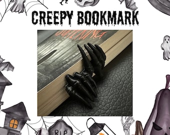 Halloween - Creepy hands bookmark - scary bookmark - horror lover
