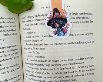 Melanated Witch-bokmärke: Laminerad magnetisk sidavdelare