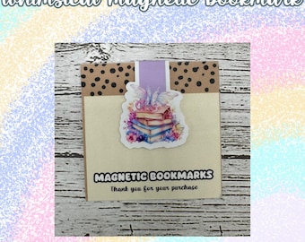 Fjärilsmagnetiskt bokmärke: Nyckfull laminerad sidavdelare