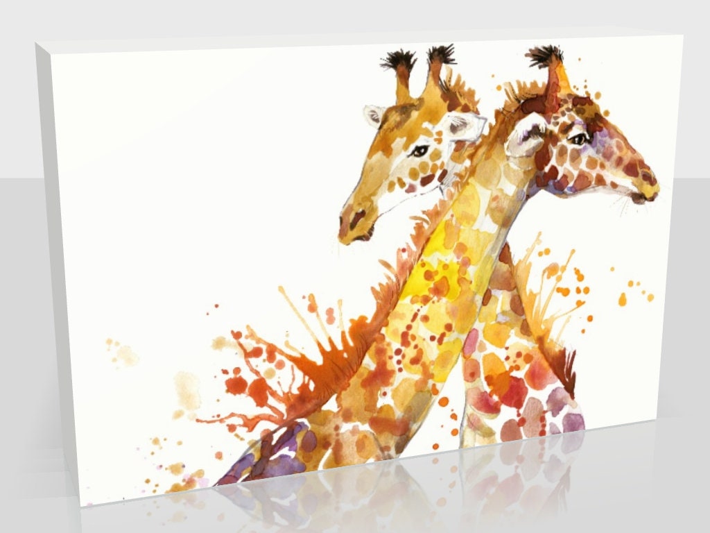 Abstract Giraffe Painting