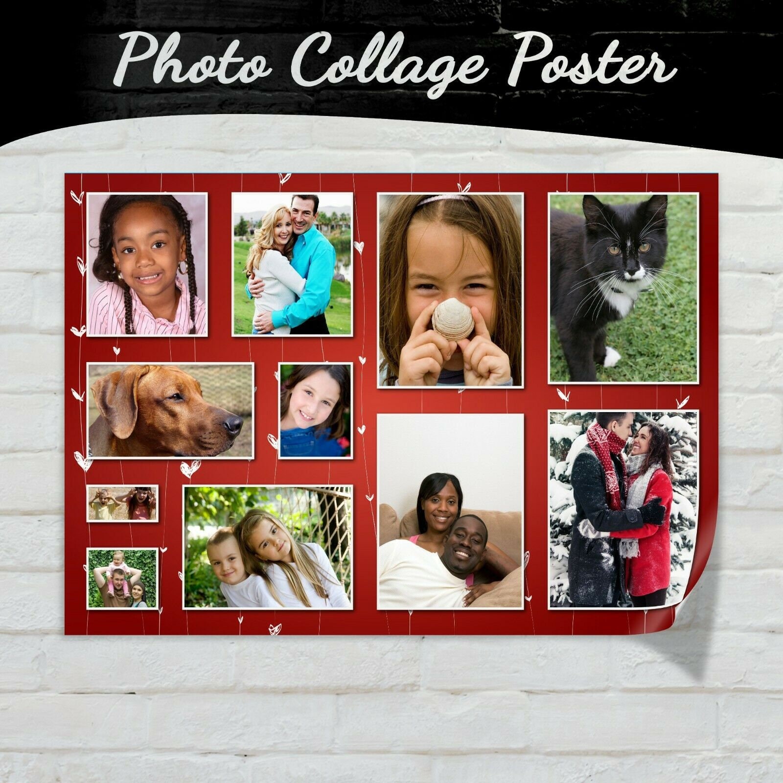 Photo State Poster Your Photo to Collage Poster Grid Style. Personalised Picture - Etsy