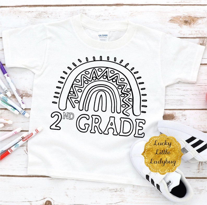 Elementary 2nd 1st Grade 5th Craft time PreK Coloring Shirt for kids 4th 3rd Boys and Girls Kindergarten Preschool