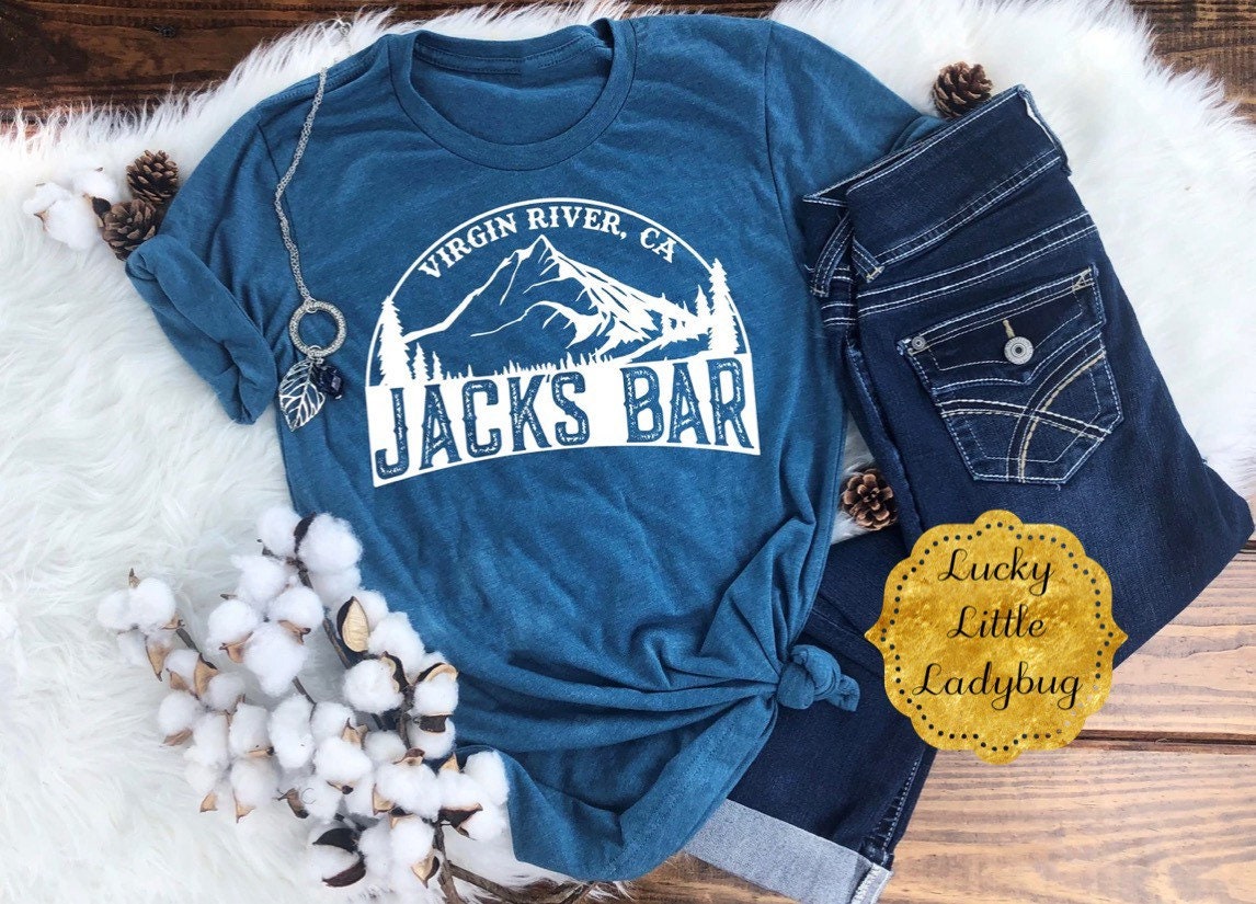 Jacks Bar Virgin River White Writing Netflix and Chill Etsy