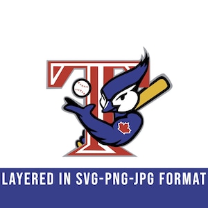 Toronto Blue Jays Mlb Logo Logo Svg Eps Png Jpg Pdf Etsy