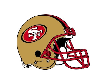 49ers Helmet Etsy