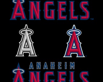 Angels Baseball Svg Etsy