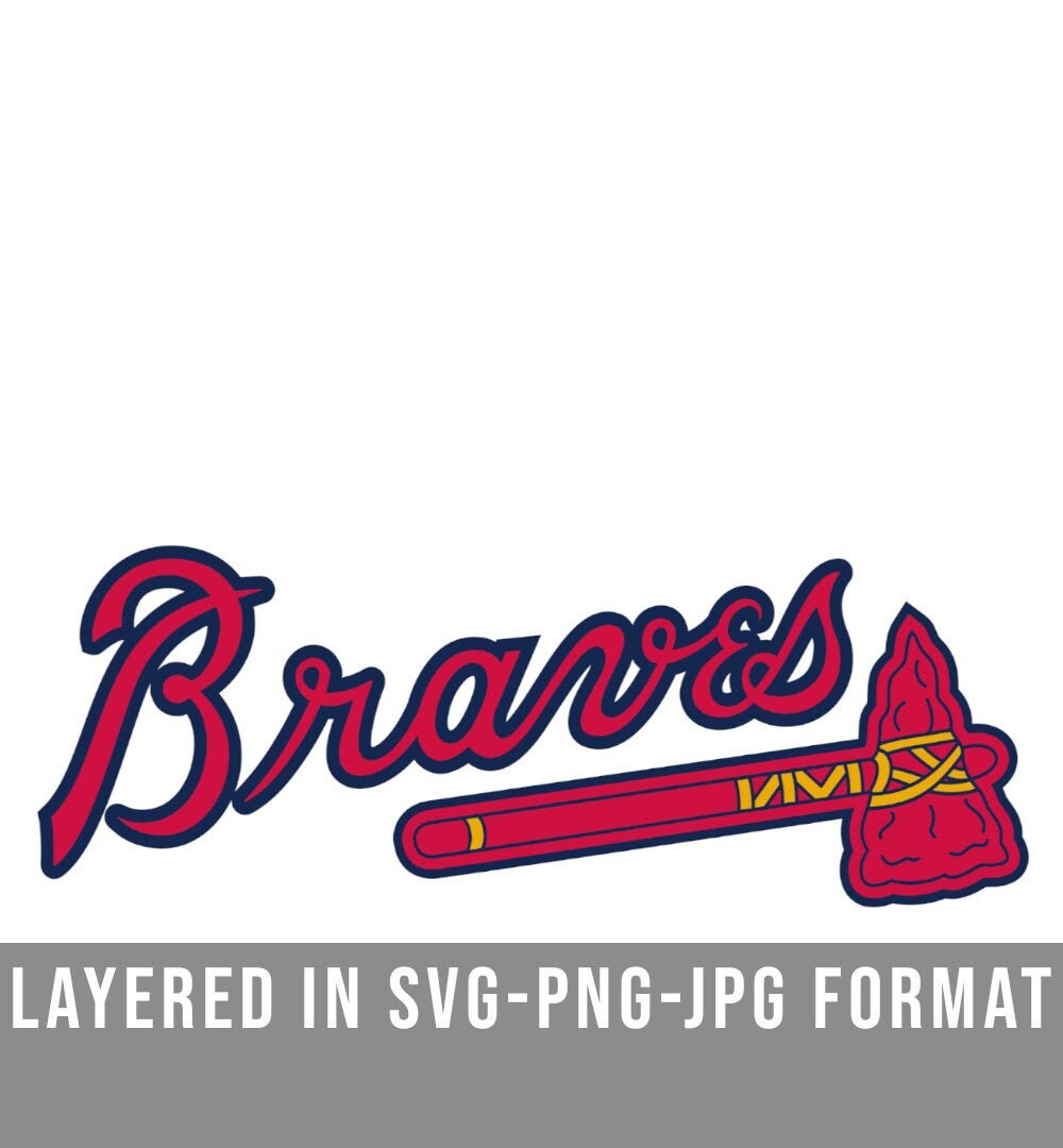 Atlanta Braves Logo svg, Atlanta Braves cut file, Braves vector, Brav…