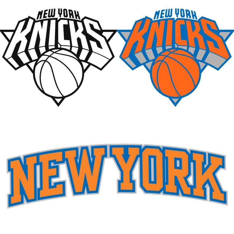 New York Knicks NBA Sport Team Logo Basketball SVG cut ...