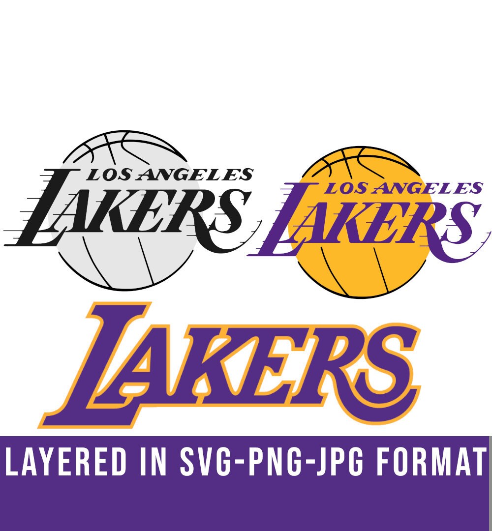Download Lakers SVG Los Angeles Lakers SVG Lakers Svg Bundle Nba | Etsy