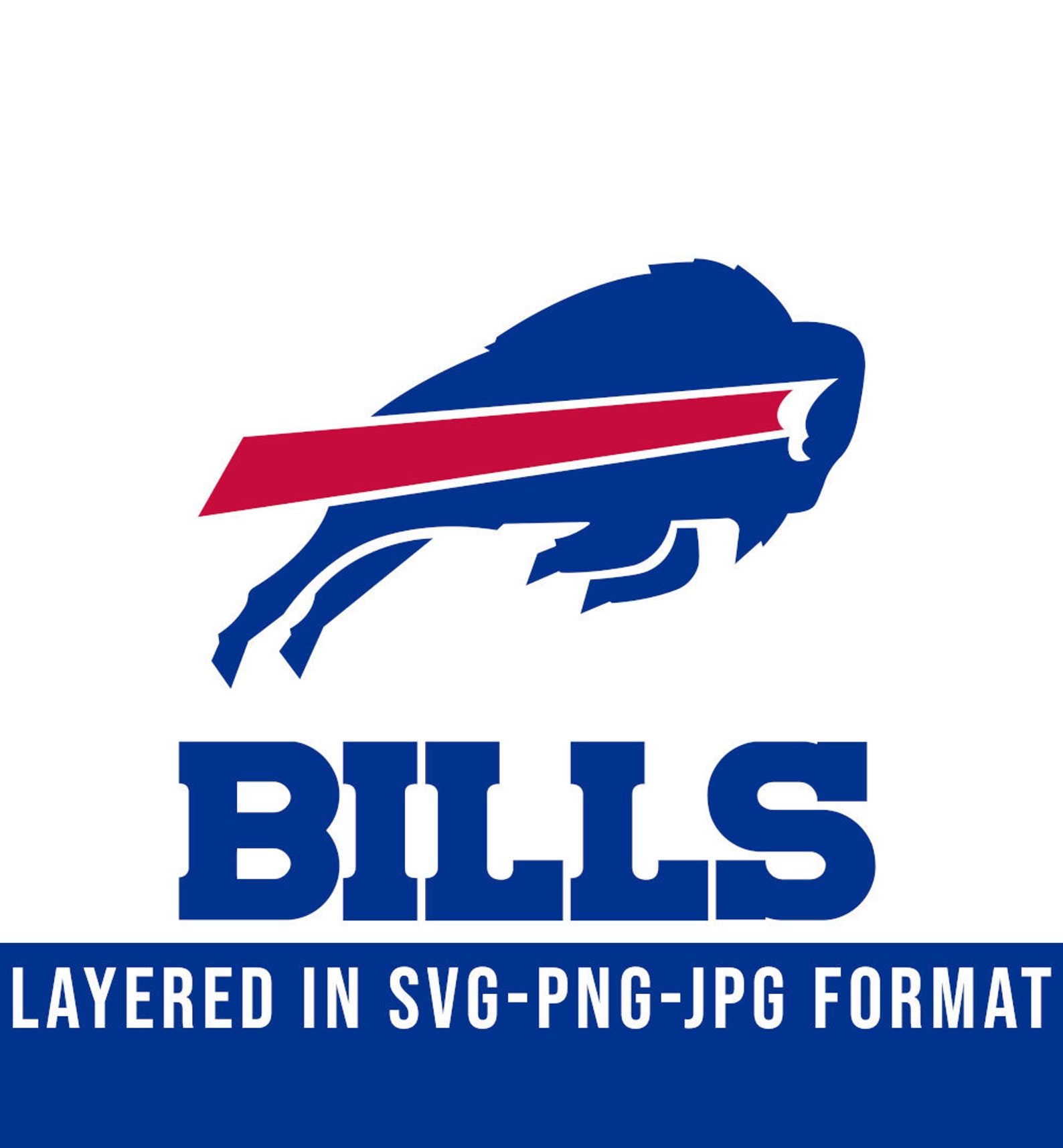 Buffalo Bills SVG Bundle Bills NFL Football Logo Svg Etsy