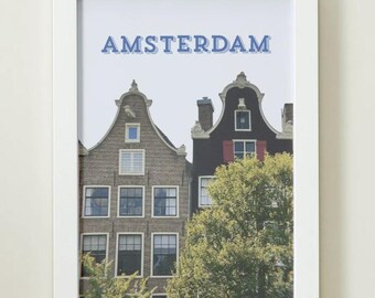 Amsterdam Art - Decorazioni per la casa disegnate a mano - Stampa digitale ad alta risoluzione