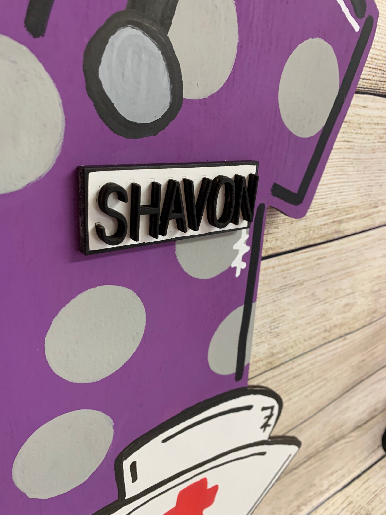 Nurses Door Hanger Scrub Top Door Hanger Etsy