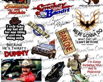 1977 SMOKEY AND THE BANDIT Movie Film Poster Print A3 A4 A5 Home Decor